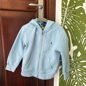 Polo by Ralph Lauren Kids Sky Blue Zip-Up Hoodie